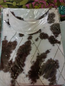 Totally New 2 Tone Kurtis With Sequence Wotk