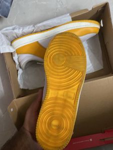 Yellow &amp; White Sneakers By Zudio