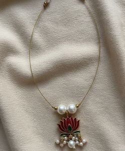 Lotus Pendant Necklace