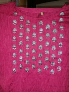 Pink kurti Top
