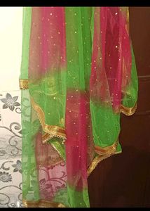 Net Dupatta With Free Gift