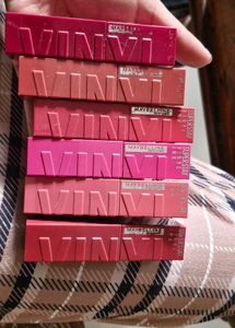 Maybelline Vinyl ink (setof 6)