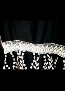 Elegant Black Embroidered Dress