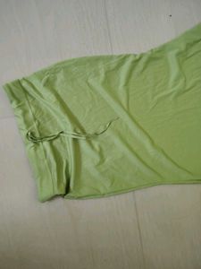 Green Drawstring Dress