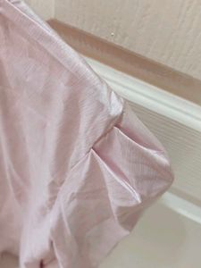 Zalora Pink Puff Sleeve Mini Dress