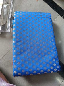 Royal Blue Brocade Fabric