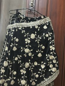 Black Embroidered Lehenga Choli