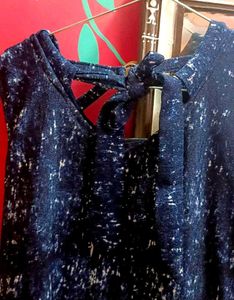 Navy One Piece Sleeveless Dress