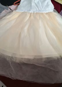 Netted High N Low Model Frock
