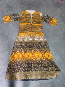 Premium Ethnic Long Kurti Gown – Anarkali Style