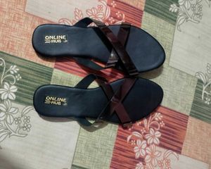 Black Criss-Cross Sandals