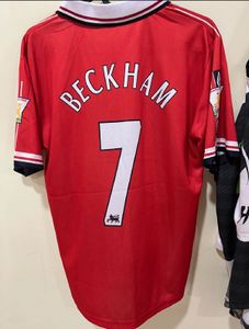 Beckham 1999 with Zip Man utd football jersey