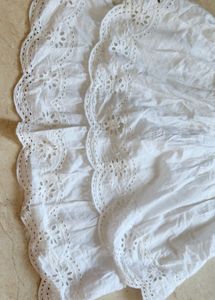 White Tiered Skirt