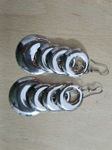Silver Statement Drop Earrings
