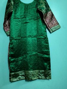 Green &amp; Purple Kurta