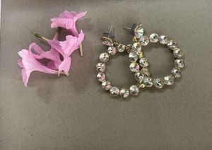Sparkling Hoop Earrings