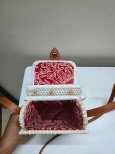 Woven Crossbody Bag(new)