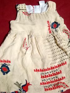Baby Girl Cotton Frock 3 -12 Months Can Wear