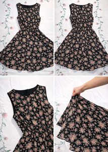 Floral Print Sleeveless Dress