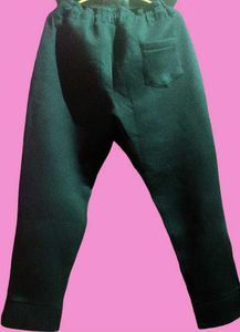 Winter Black Nightwear Windproof Material Pants