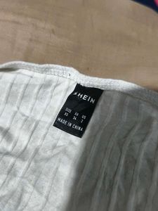 151511. White Lace-Up Halter Top