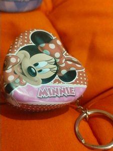 Minnie Mouse Heart Trinket Box