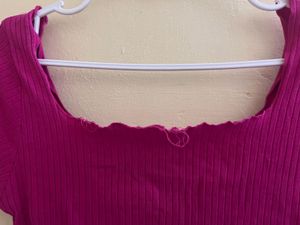 Cute Pink Crop Top