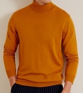 Orange Turtleneck Pullover, Unisex , Never Used