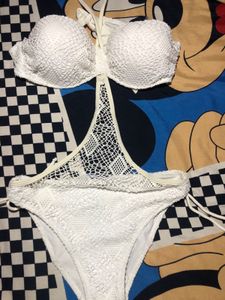 White Lace Bikini Set