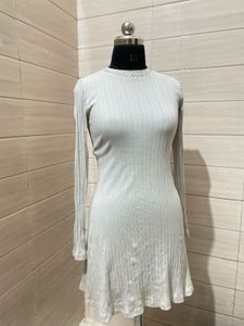 Zara Ribbed Knit Mini Dress