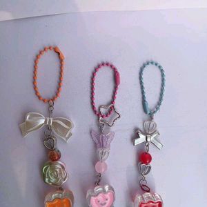 Cute Flower Keychains