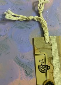 Coffee Brown Handmade Bookmark