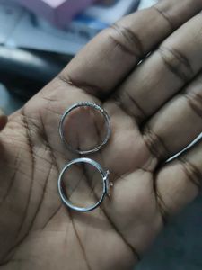 Combo Of 5 Sliver Plated Ring Covering