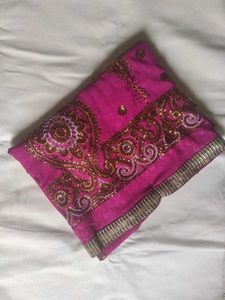 Rani Pink Saree