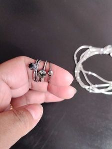Combo Of Bracelet And Rings (4)