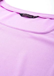 Dressberry Ribbed Bodycon Mini Dress