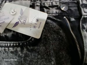 Acid Wash Cargo Jeans