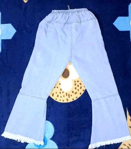 Baby Girls Butterfly Denim Jeans