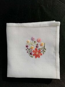 Customise hanky name mention Embroidery