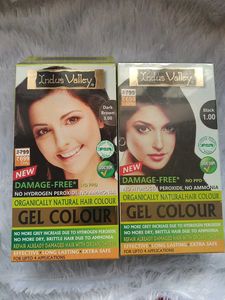 Indus Valley Black/Dark Brown Gel Hair Colour