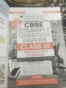 Oswal Sample Paper For Class 10th Mathematics