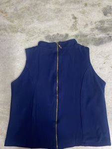 Nevy Blue Sleeveless Top