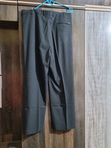 Black Striped Formal Trouser