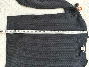 H&amp;M Black Cable Knit Sweater