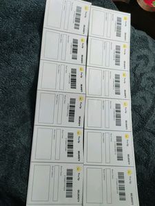 12 SHIPPING LABELS