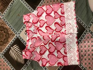 Heart Print Baby Outfit