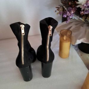 Black Suede Ankle Boots