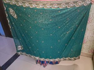 Heavy Work Beautiful Saree