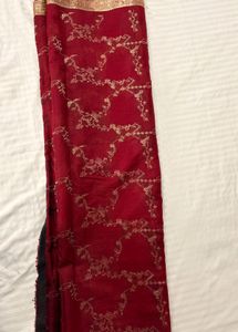 Elegant Maroon Saree