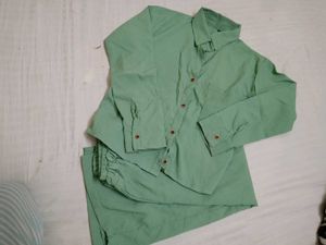 Green Two-Piece Set